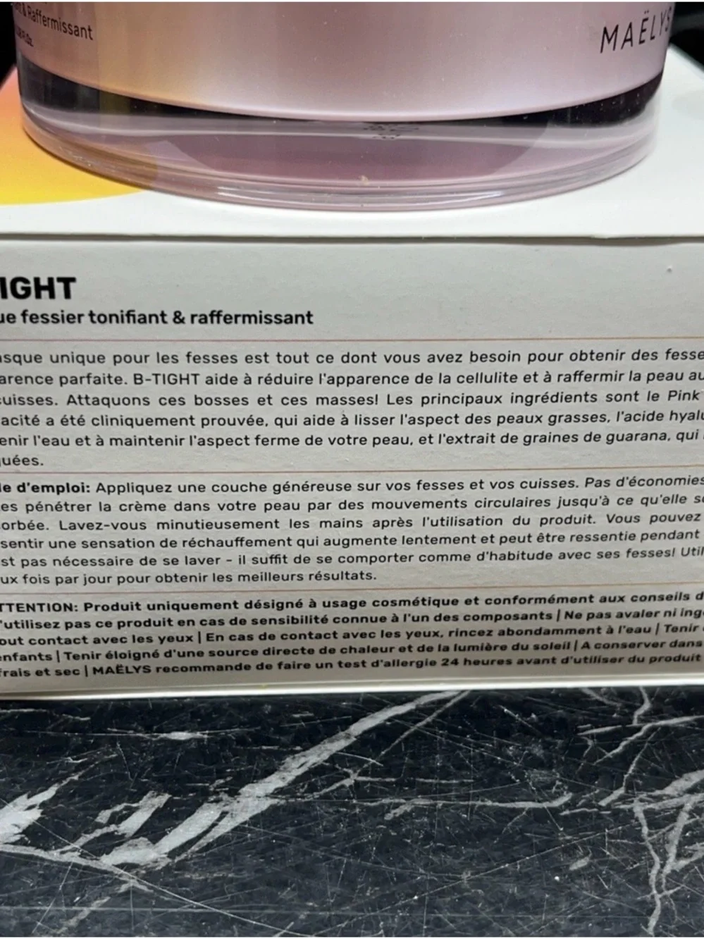 MAELYS B-Tight Lift & Firm Booty Mask Cellulite Reduction 3.38 NIB🔥 SALE
